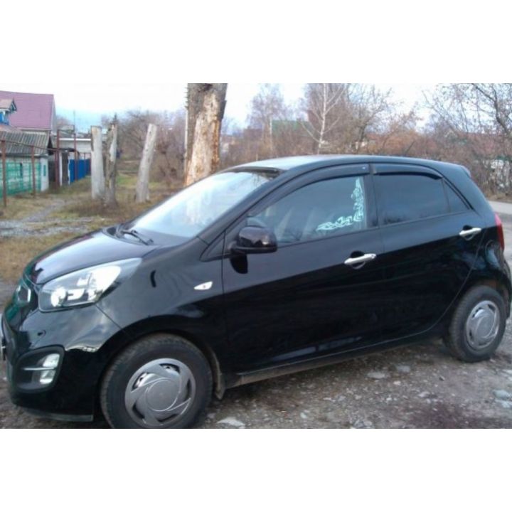 Дефлекторы окон для Kia Picanto '11-17, (Cobra Tuning)