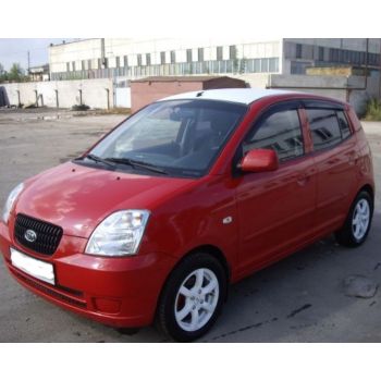 Дефлекторы окон для Kia Picanto '04-10, (Cobra Tuning)