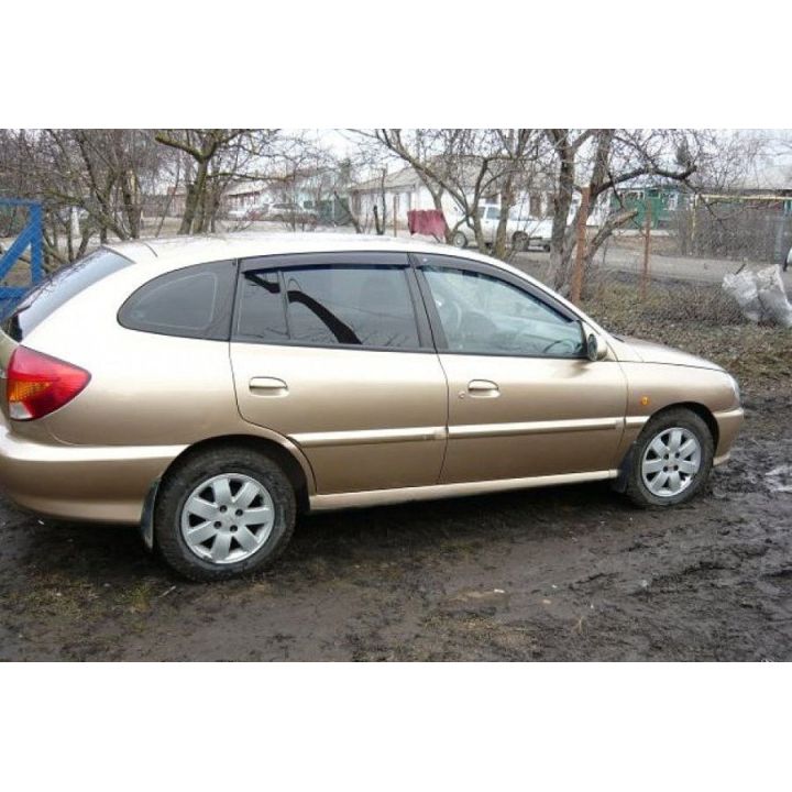 Дефлекторы окон для Kia Rio '00-05, хетчбек (Cobra Tuning)