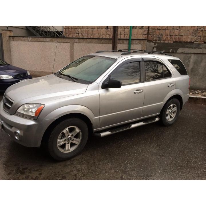 Дефлекторы окон для Kia Sorento 2003-2009 BL, (Cobra Tuning)
