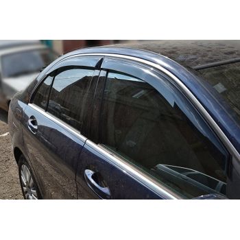 Дефлекторы окон для Mercedes C-Class W204 '07-14, седан (Cobra Tuning)