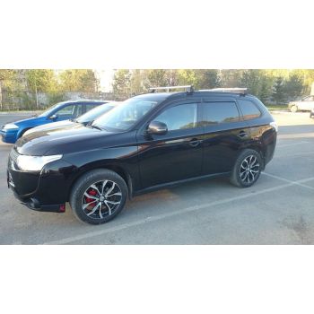 Дефлекторы окон для Mitsubishi Outlander '12-, (Cobra Tuning)