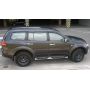 Дефлекторы окон для Mitsubishi Pajero Sport '08-16, (Cobra Tuning)