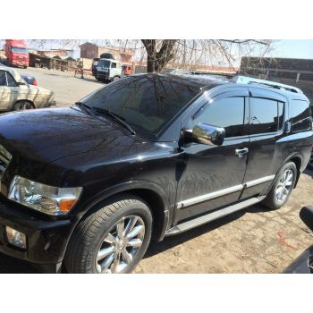 Дефлекторы окон для Nissan Armada '04-15, (Cobra Tuning)