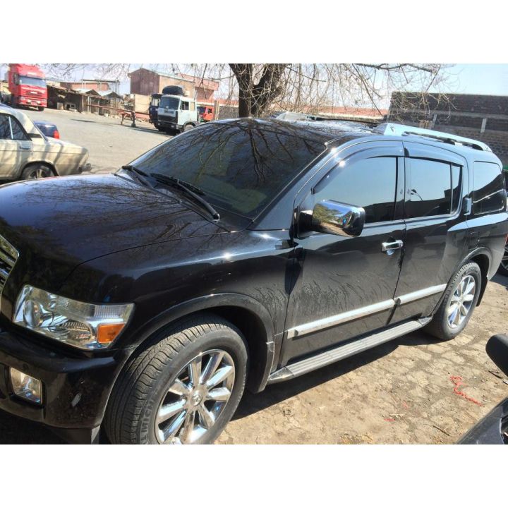 Дефлекторы окон для Nissan Armada '04-15, (Cobra Tuning)