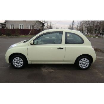 Дефлекторы окон для Nissan Micra '03-10, 3d (Cobra Tuning)