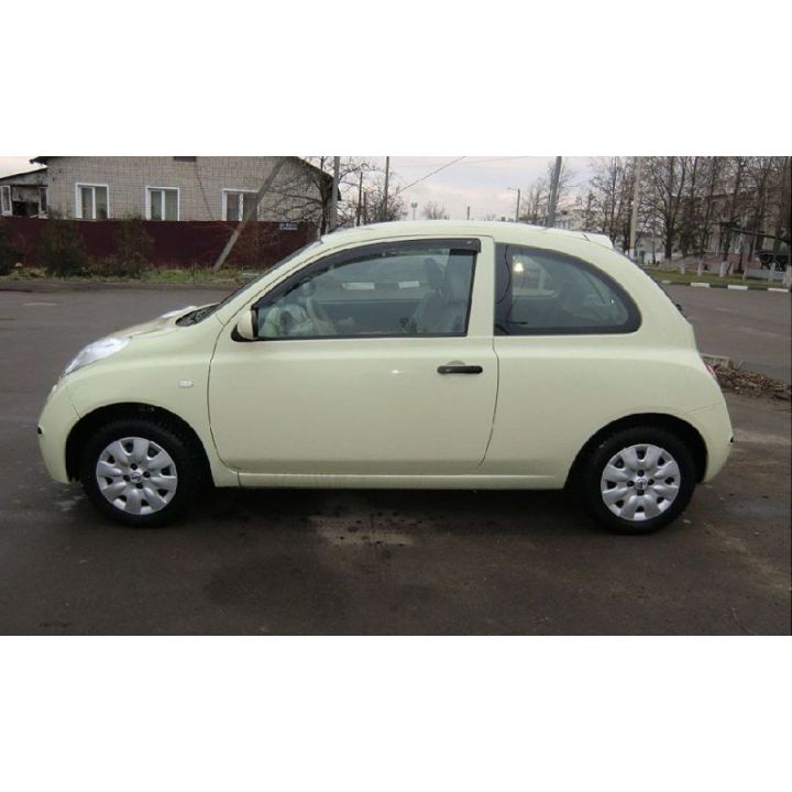 Дефлекторы окон для Nissan Micra '03-10, 3d (Cobra Tuning)