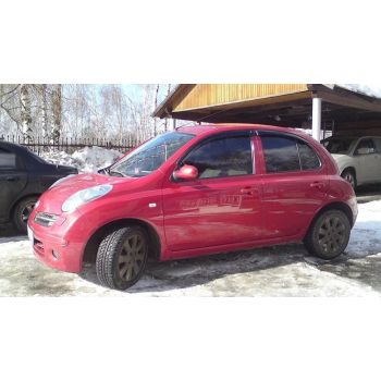 Дефлекторы окон для Nissan Micra '03-10, 5d (Cobra Tuning)