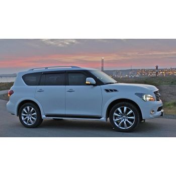 Дефлекторы окон для Nissan Patrol '10-, (Cobra Tuning)