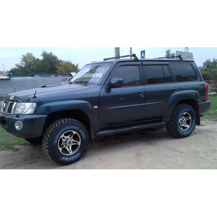 Дефлекторы окон для Nissan Patrol '97-09, (Cobra Tuning)