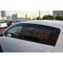 Дефлекторы окон для Nissan Tiida '05-14, (Cobra Tuning)