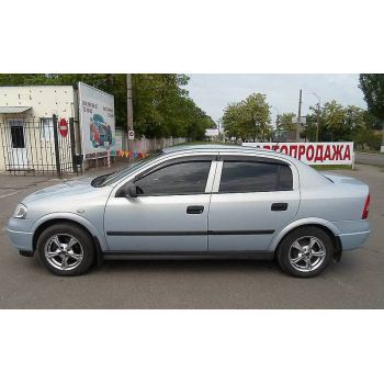 Дефлекторы окон для Opel Astra G '98-10, Sd/Hb (Cobra Tuning)