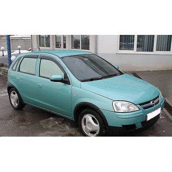 Дефлекторы окон для Opel Corsa C '00-06, (Cobra Tuning)