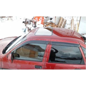 Дефлекторы окон для Opel Vectra A '88-95, седан (Cobra Tuning)