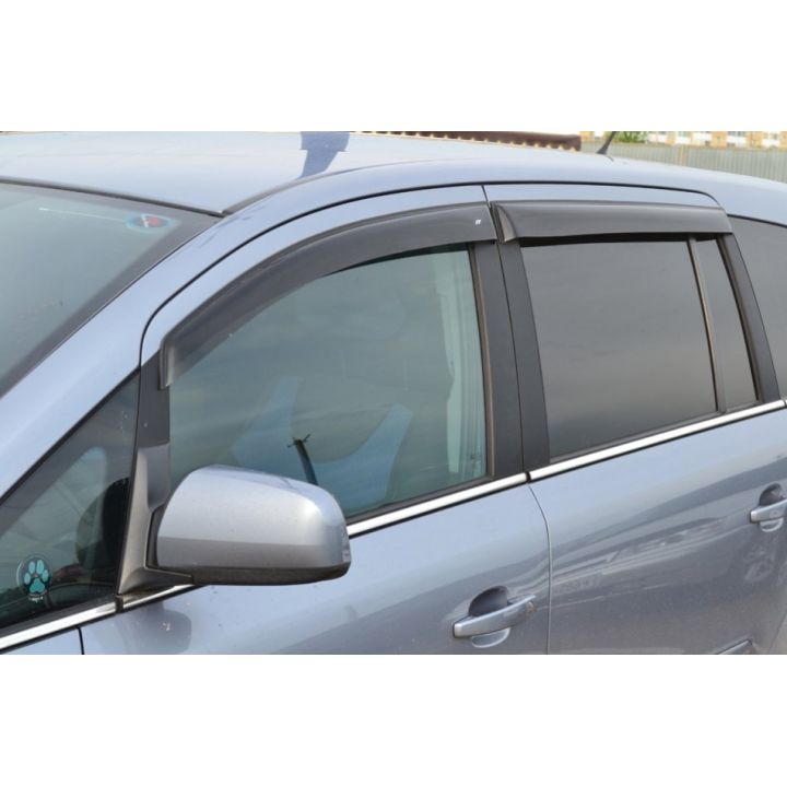 Дефлекторы окон для Opel Zafira B '05-13, (Cobra Tuning)