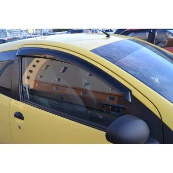 Дефлекторы окон для Peugeot 107 '05-09, 3d (Cobra Tuning)