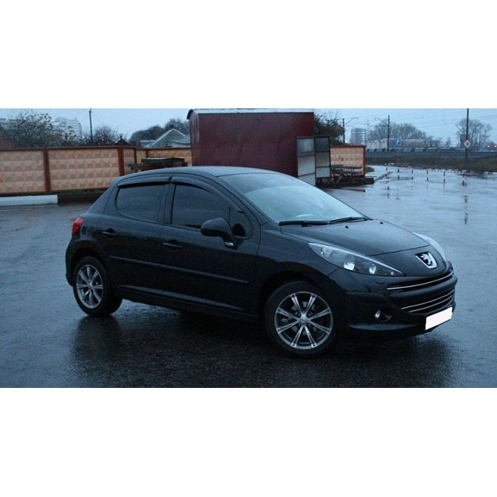Дефлекторы окон для Peugeot 207 '06-12, хетчбек (Cobra Tuning)