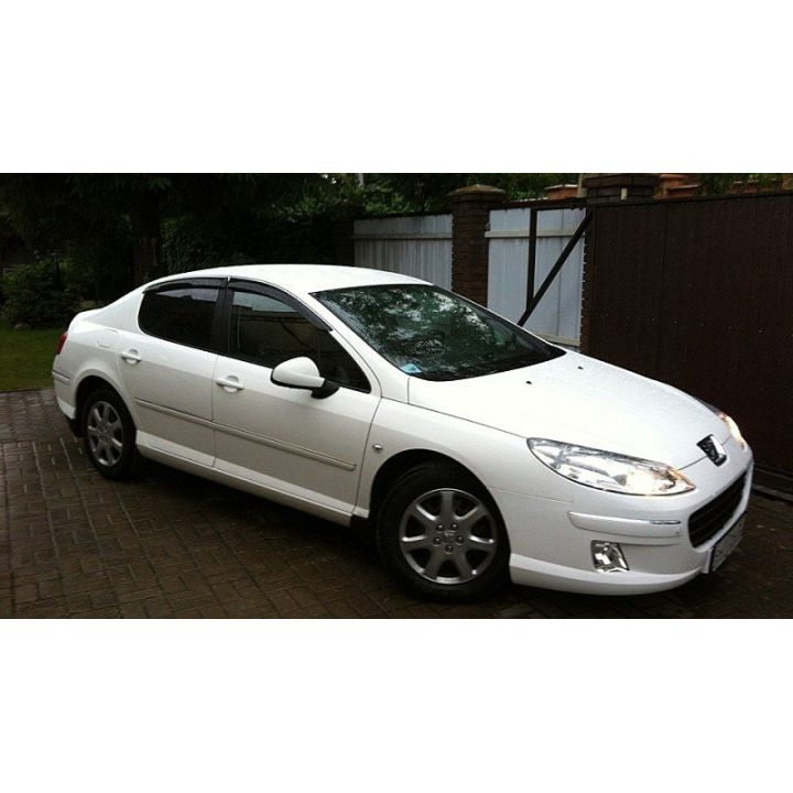 Дефлекторы окон для Peugeot 407 '04-10, седан (Cobra Tuning)