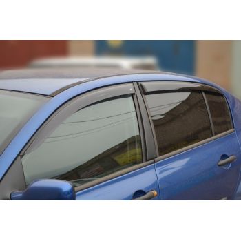 Дефлекторы окон для Renault Megane 2 '02-08, седан (Cobra Tuning)