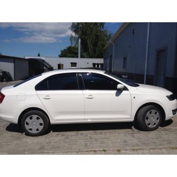 Дефлекторы окон для Skoda Rapid '13-, (Cobra Tuning)