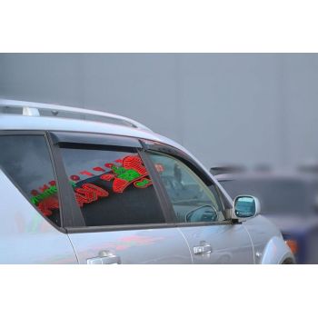 Дефлекторы окон для Ssangyong Rexton '01-12, (Cobra Tuning)