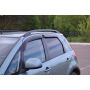 Дефлекторы окон для Suzuki SX4 '06-14, хетчбек, (Cobra Tuning)