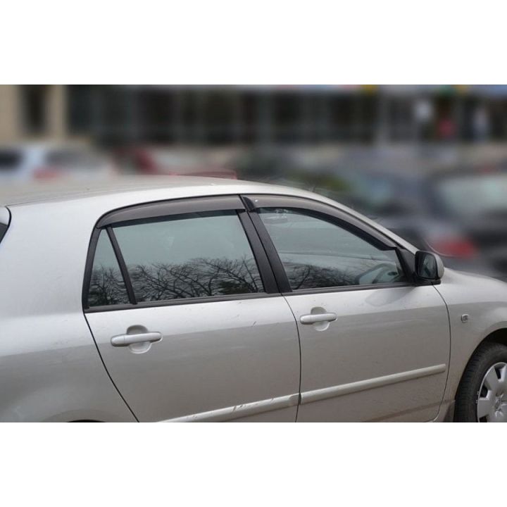 Дефлектори вікон для Toyota Corolla с 2002-2007, хетчбек (Cobra Tuning)