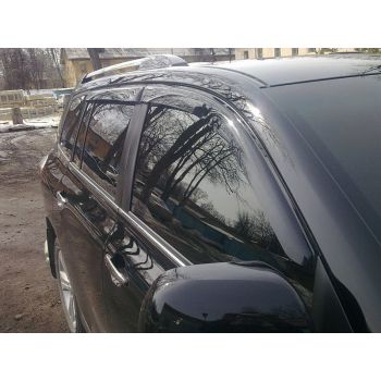 Дефлекторы окон для Toyota Highlander '07-13, (Cobra Tuning)