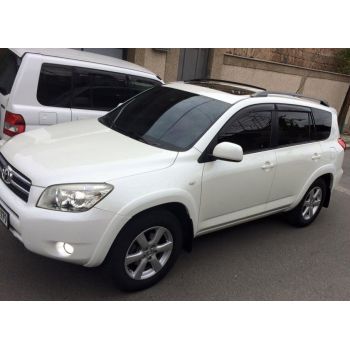 Дефлекторы окон для Toyota RAV4 2006-2012, длинная база (Cobra Tuning)