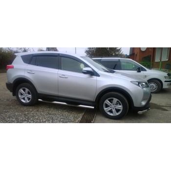 Дефлекторы окон для Toyota RAV4 2013-2018, (Cobra Tuning)