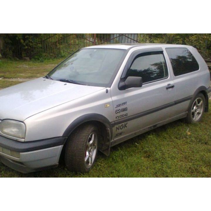Дефлекторы окон для Volkswagen Golf 3 '91-97, 3d (Cobra Tuning)