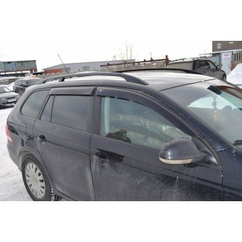 Дефлекторы окон для Volkswagen Golf 5/6 '04-09, универсал (Cobra Tuning)