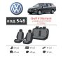 Авточехлы для салона Volkswagen Golf 6 '09-12 универсал Maxi, из экокожи Eco Prestige (Элегант)