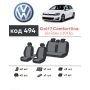 Авточехлы для салона Volkswagen Golf 7 '12- с подлокотником, из экокожи Eco Prestige (Элегант)