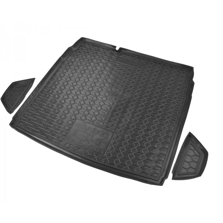 Коврик в багажник для Audi Q4 e-tron '21- нижний, с органайзером, полиуретановый (AVTO-Gumm)