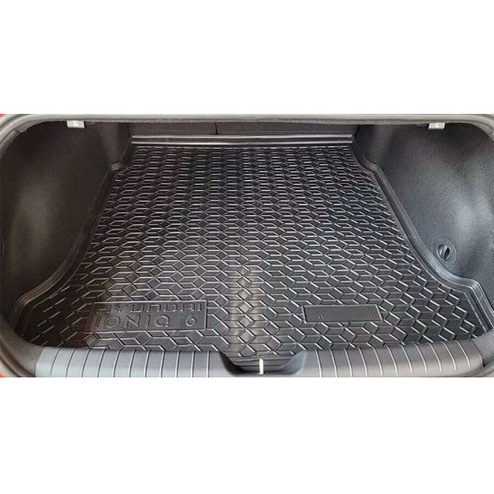 Коврик в багажник для Hyundai Ioniq 6 '22-, полиуретановый (AVTO-Gumm)