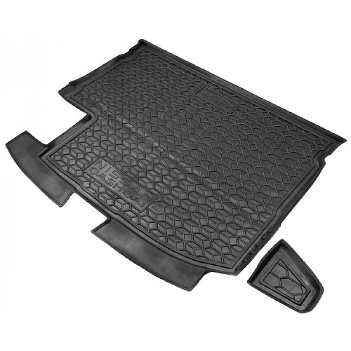 Коврик в багажник для Nissan Qashqai J12 '21-, гибрид, полиуретановый (AVTO-Gumm)