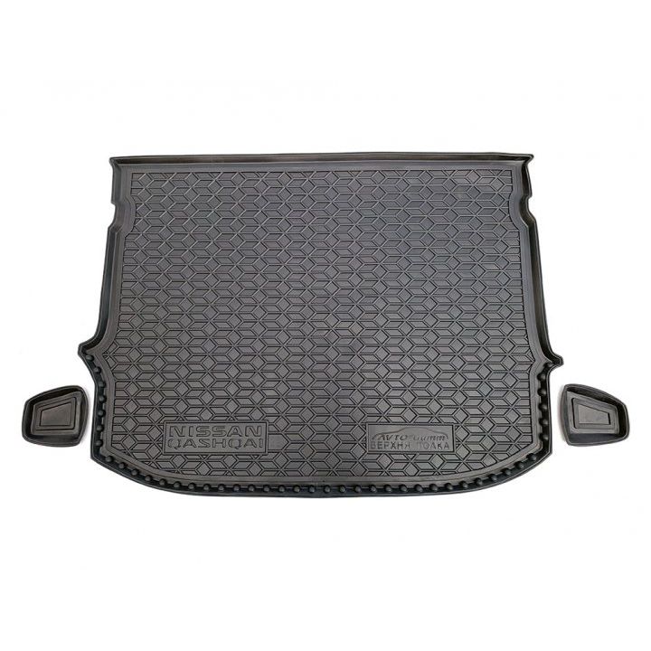 Коврик в багажник для Nissan Qashqai J12 '21-, верхний, полиуретановый (AVTO-Gumm)