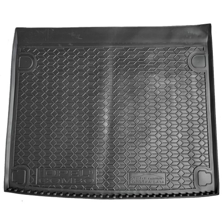 Коврик в багажник для Opel Combo '18-, короткая база, полиуретановый (AVTO-Gumm)