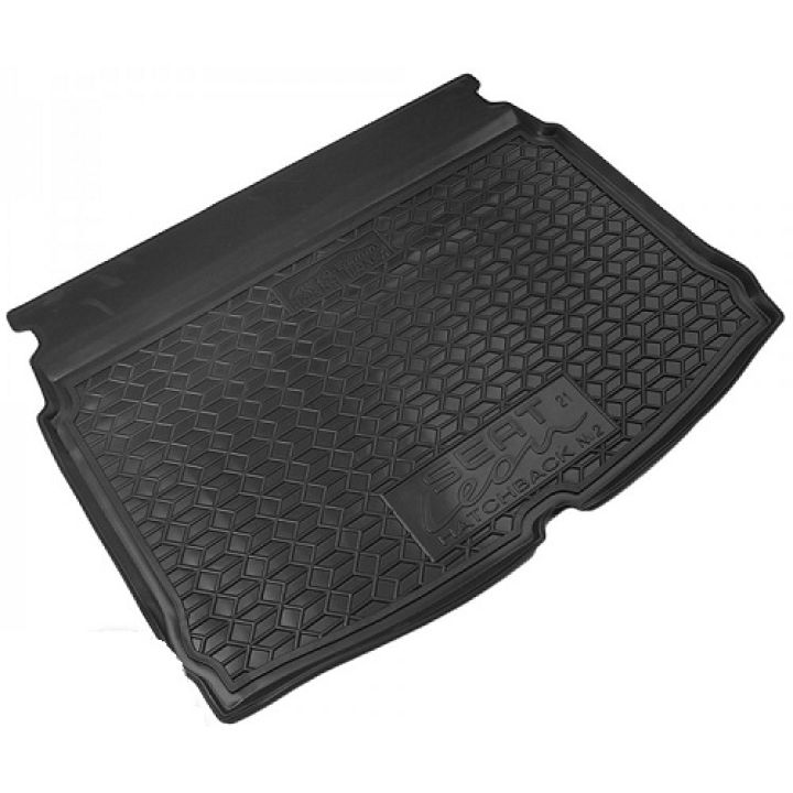 Коврик в багажник для Seat Leon 4 '20- хетчбэк, нижний, полиуретановый (AVTO-Gumm)