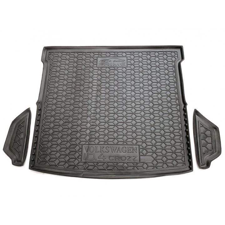 Коврик в багажник для Volkswagen iD. 4 '20-, регулируемый пол, верхний, полиуретановый (AVTO-Gumm)