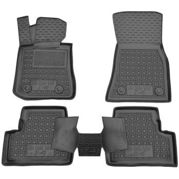 Коврики в салон для BMW i4 '21-, резиновые (AVTO-Gumm)