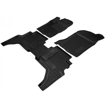 Коврики в салон для Ford Ranger T6.2 '22-, резиновые, (AVTO-Gumm)