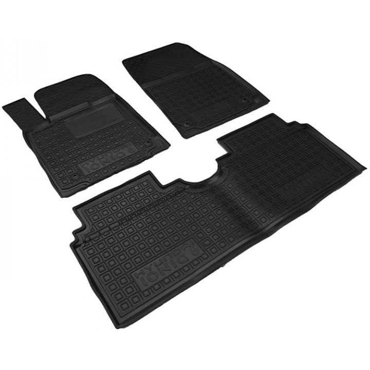 Коврики в салон для Hyundai Ioniq 6 '22-, резиновые (AVTO-Gumm)