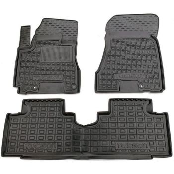 Коврики в салон для Hyundai Tucson 2004-, резиновые (AVTO-Gumm)