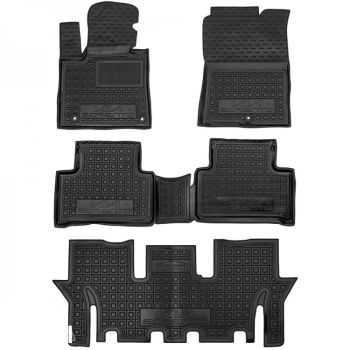 Коврики в салон для Kia Sorento MQ4 '20-, (ДВС 3 ряда), резиновые (AVTO-Gumm)