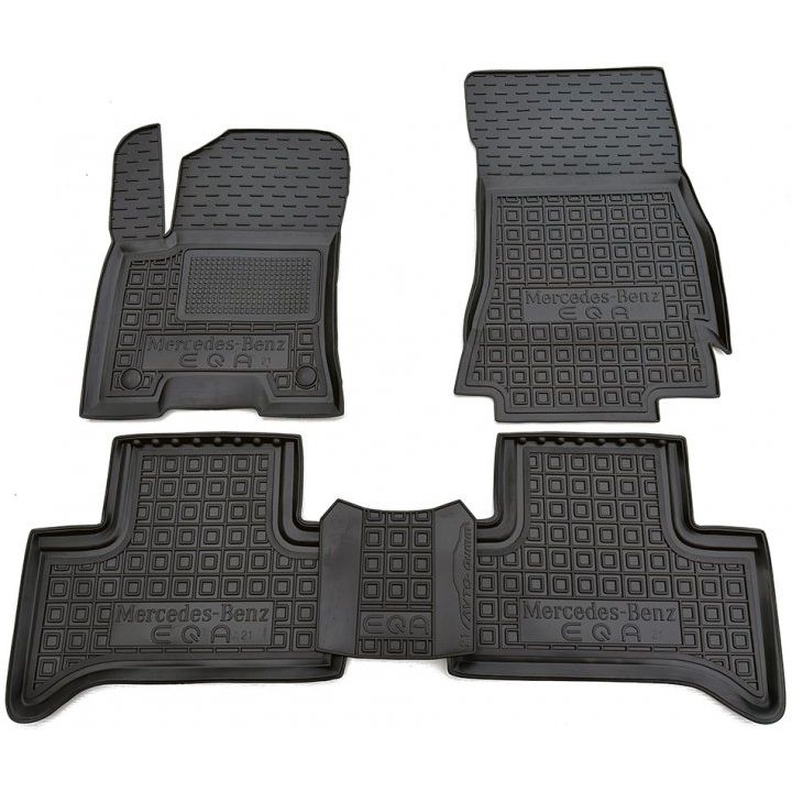 Коврики в салон для Mercedes EQA H243 '21-, резиновые (AVTO-Gumm)