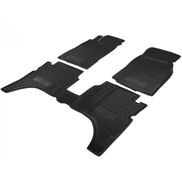 Коврики в салон для Mitsubishi L200 3 '96-06, резиновые (AVTO-Gumm)