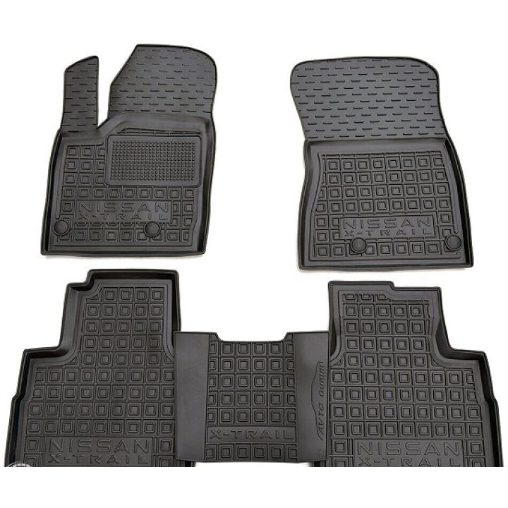 Коврики в салон для Nissan X-Trail (T33) '23-, резиновые (AVTO-Gumm)