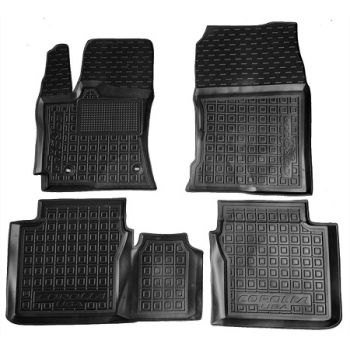 Коврики в салон для Toyota Corolla 2013-2018 USA, резиновые (AVTO-Gumm)